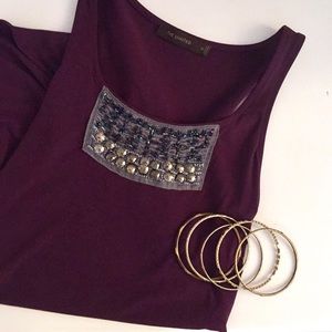 The Limited Embellished Tunic Top